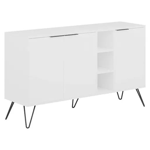 119-001133 Buffet Clara во бела боја 142x35.5x82cm