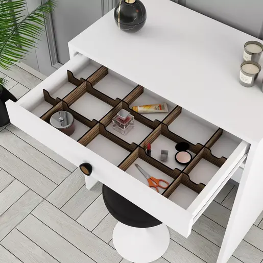 845HCT5383 Тоалетна маса Lizbon - White