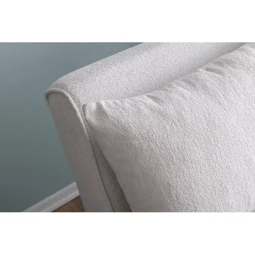 859FTN2834 Софа Folde 2-Seater - Teddy Fabric - White