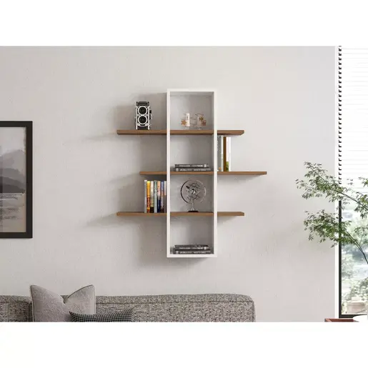 835PUQ1641 Ѕидна полица Ardo - Walnut, White