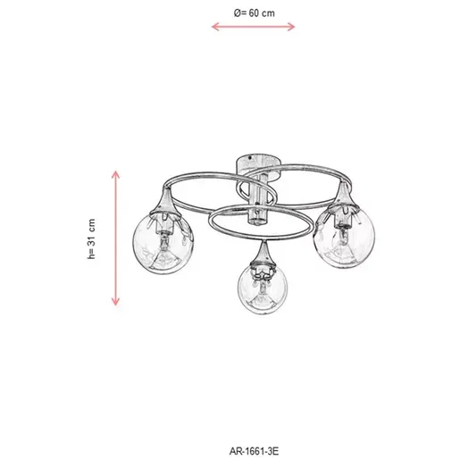 683AVN1126 Лустер AR-1661-3E