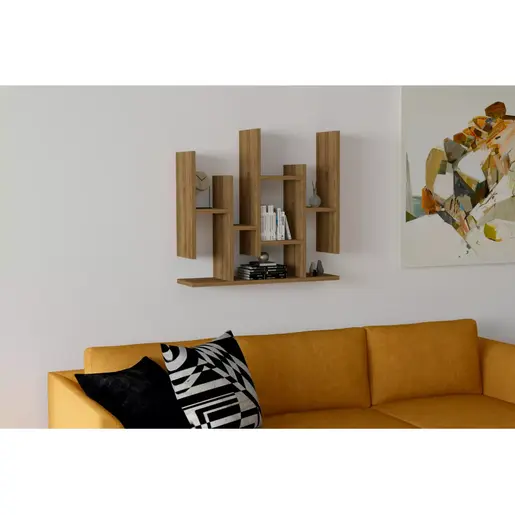 835PUQ1631 Ѕидна полица Flower - Walnut