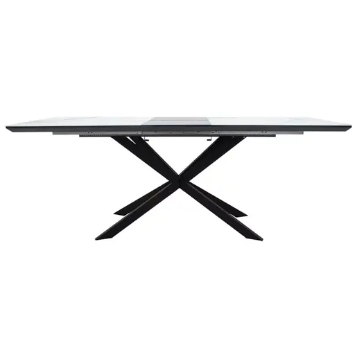 101-000036 Трпезариска маса Palan grey-black