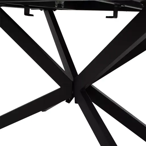 101-000036 Трпезариска маса Palan grey-black