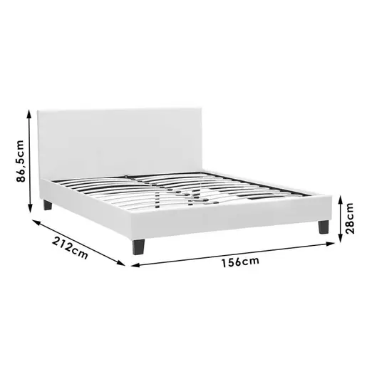 006-000020 Брачен кревет Nevil dark grey