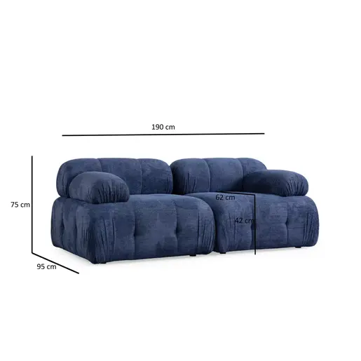 560ARE1560 Софа Petite 2 - Night Blue