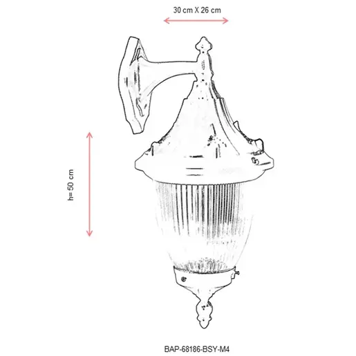 685AVN1244 Ѕидна ламба BAP-68186-BSY-M4