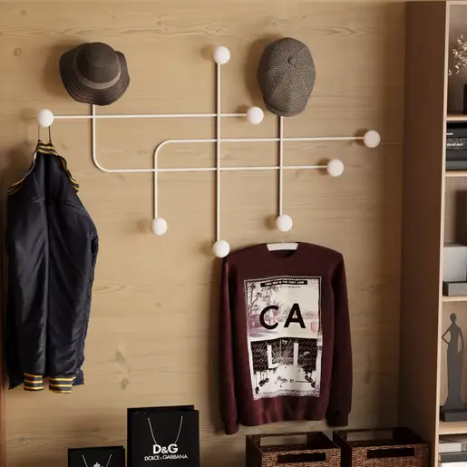 494PYT1138 Метална ѕидна закачалка Samara-B