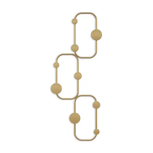 494PYT1164 Метална ѕидна закачалка Lizzard-A