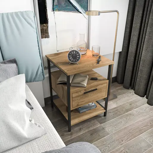 322RTC1604 Наткасна Alba - Black, Oak