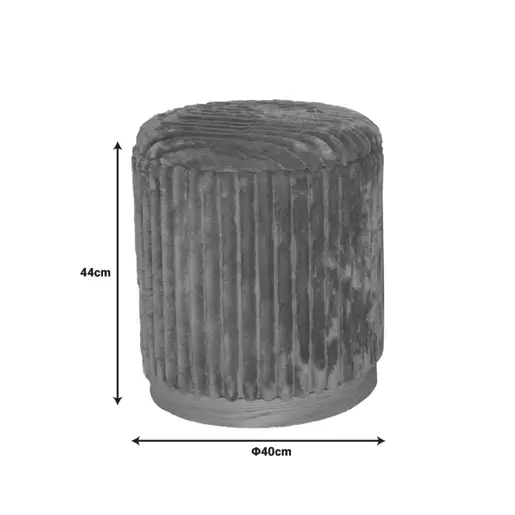 353-000006 Табуретка Pance Inart Светло Сива