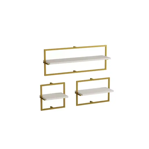 835PUQ6275 Ѕидна полица Yeso - White Gold