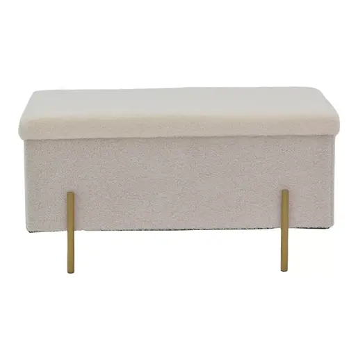 257-000019 Табуретка Ziwel  бело-златно