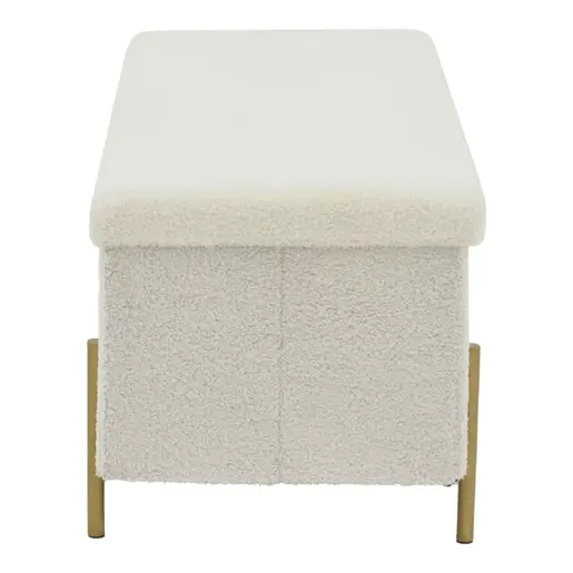 257-000019 Табуретка Ziwel  бело-златно