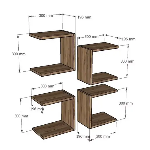 495SSE1105 Ѕидна полица Base - Sapphire Oak