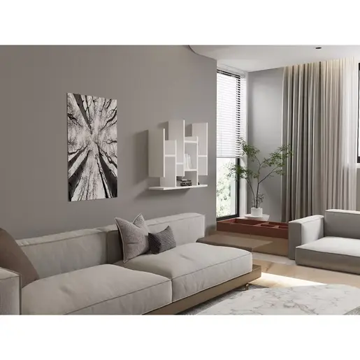 835PUQ1632 Ѕидна полица Flower - White