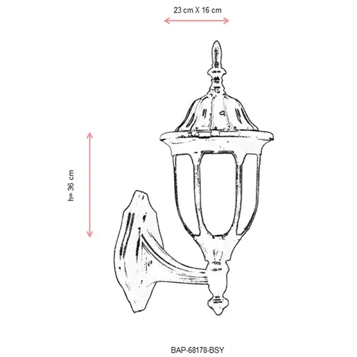 685AVN1182 Ѕидна ламба BAP-68178-BSY