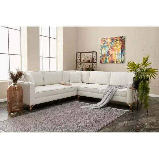 825BLC2797 Софа Berlin - Cream, Gold