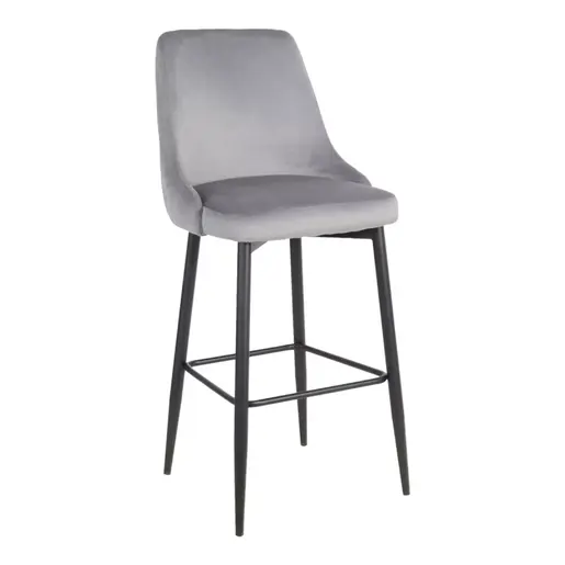 357-000016 Барски стол Zedna сив