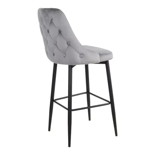 357-000016 Барски стол Zedna сив