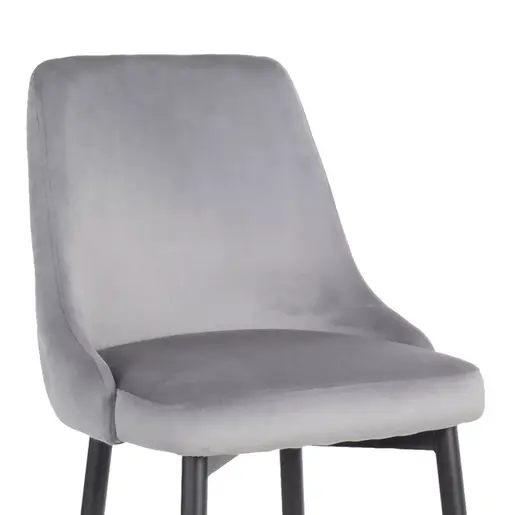 357-000016 Барски стол Zedna сив