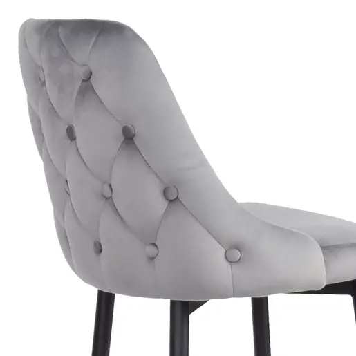 357-000016 Барски стол Zedna сив