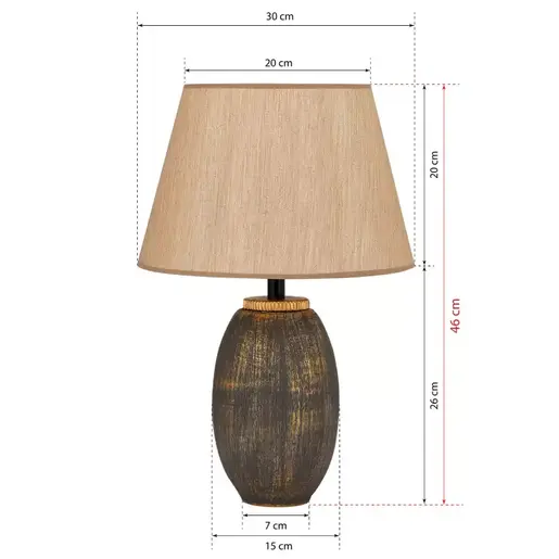 687HMY1591 Столна ламба RADIA