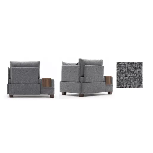 825BLC1013 Софа Fly Armchair Right - Grey