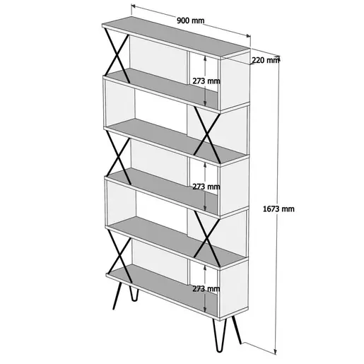 845HCT3632 Полица ЛУАУ мона