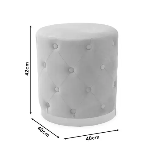 110-000006 Табуретка Cora red velvet - golden metal