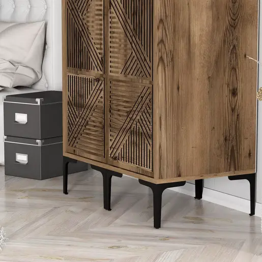 845HCT5442 Плакар Kumsal PP - Walnut