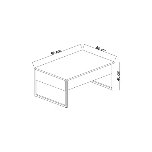 618BLY1227 Комплети за дневна соба Luxe Set - Travertine, Black