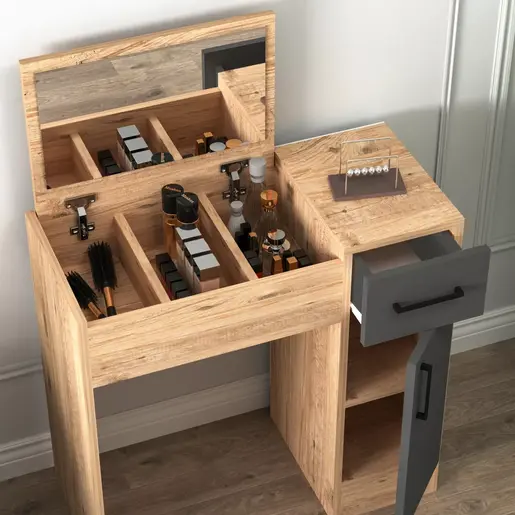 550ARN2795 Тоалетна маса Inci - Atlantic Pine, Anthracite