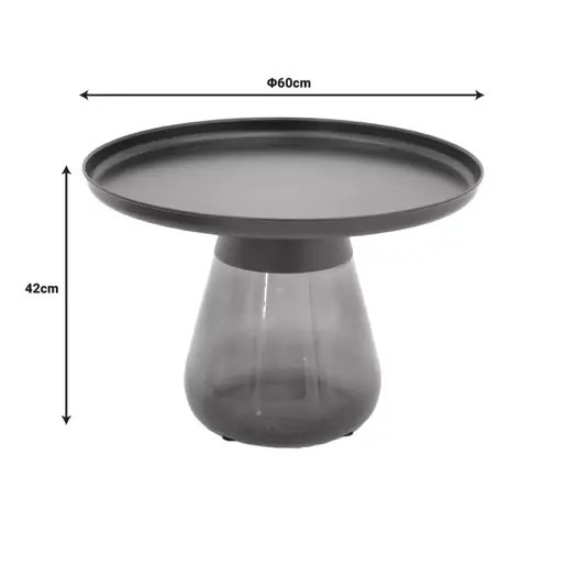 101-000105 Клуб маса Kunlo Црна