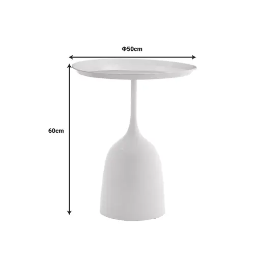 101-000101 Agrile Inart клуб маса црн метал