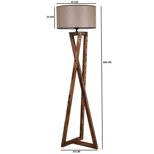 534LUN2162 Подна ламба FORTITECT Brown