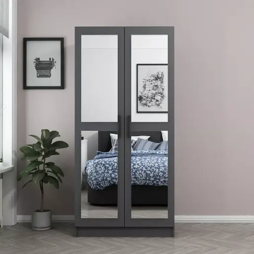 506MNR2153 Плакар Kale Mirror Anthracite - 210
