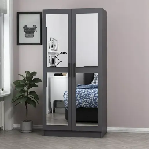 506MNR2153 Плакар Kale Mirror Anthracite - 210