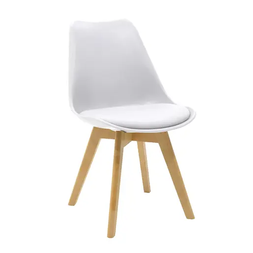 200-000635 Трпезариска маса Natali-Gaston бела-природна