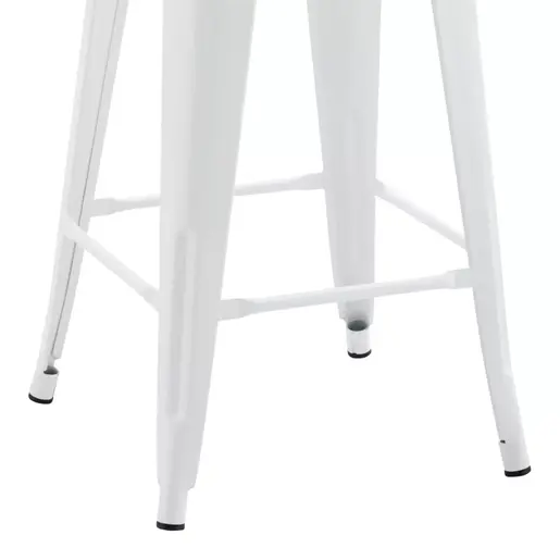 270-000025 Барски стол УТОПИЈА Бел 42x42x86cm