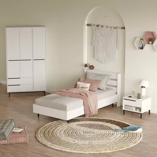 956LCS2552 Комплет за детска соба Nikko бела