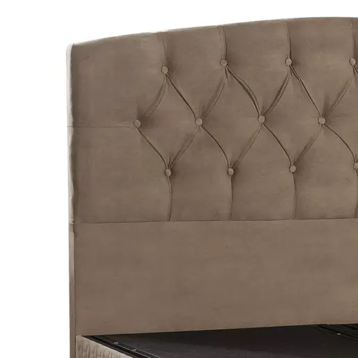 322-000003 Дупли кревет Lanse со простор за складирање кафеав 160x200cm