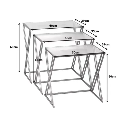 352-000008 Сет клуб маси Pitche стакло-злато