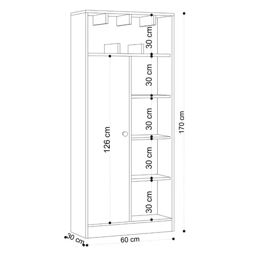 793ELG3616 Полица Jemma