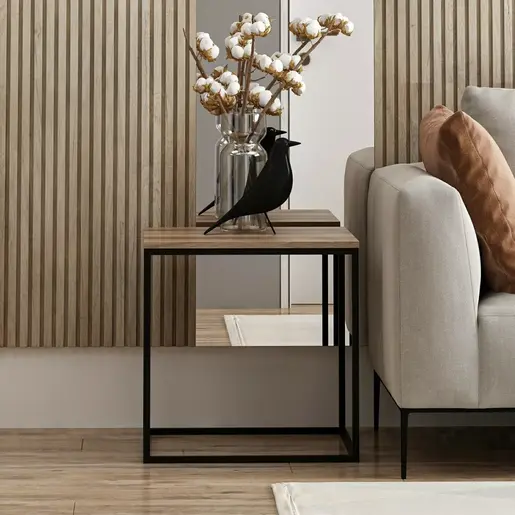 506MNR1211 Помошна масичка Basak - Walnut