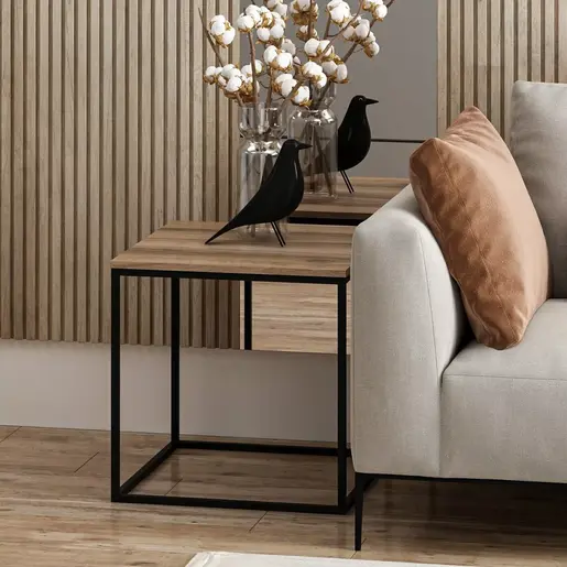 506MNR1211 Помошна масичка Basak - Walnut