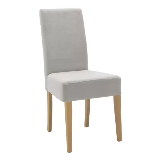 047-000061 Стол Ditta со сива ткаенина - сонома ногарки 44x56x96cm