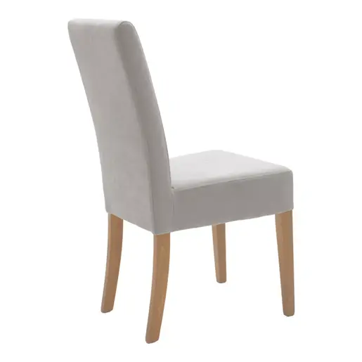 047-000061 Стол Ditta со сива ткаенина - сонома ногарки 44x56x96cm