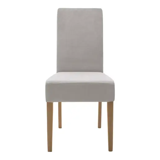 047-000061 Стол Ditta со сива ткаенина - сонома ногарки 44x56x96cm