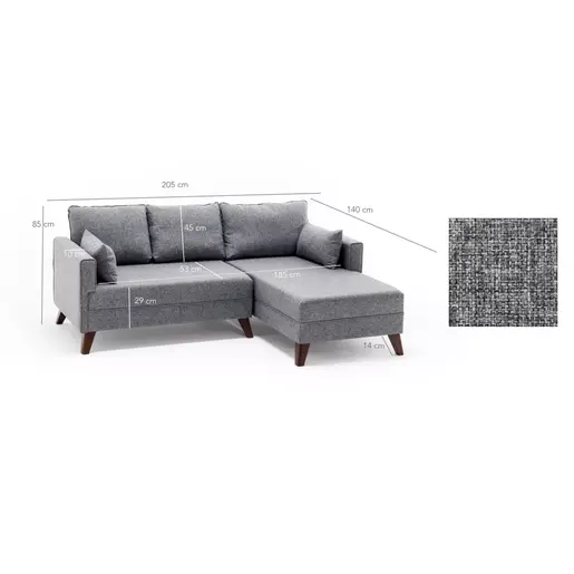825BLC1504 Софа Bella Corner Sofa Right 2